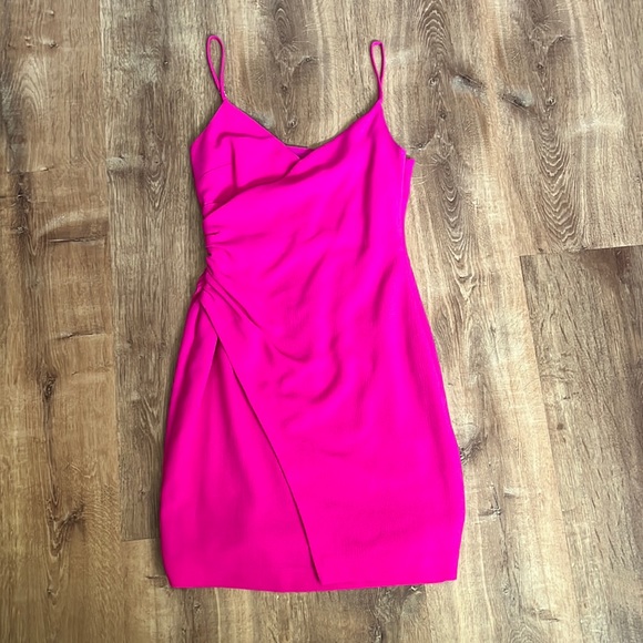 Black Halo Dresses & Skirts - BNWT Black Halo Hot Pink Strappy Dress